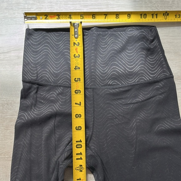 Lululemon Align High-Rise Pant Tight Leggings Nulu Aqueous Emboss Black Womens 6 - Picture 12 of 16
